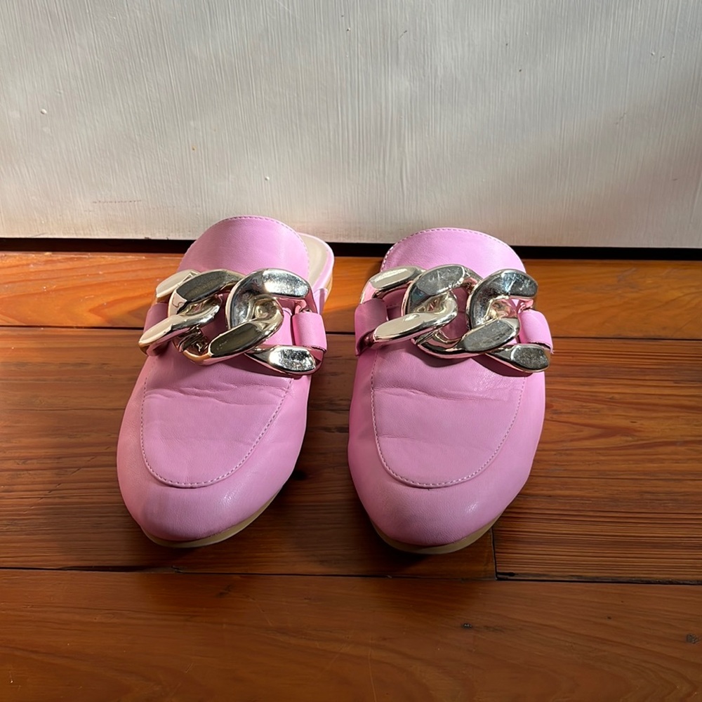 Steve Madden pink loafers 8 1/2